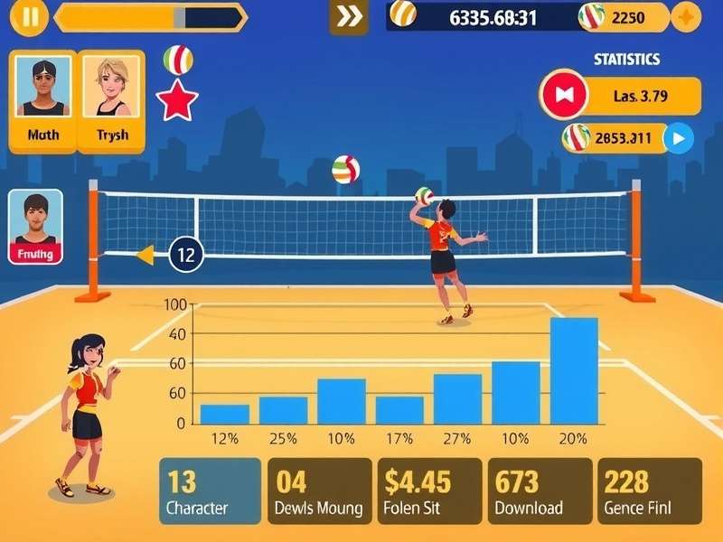 Masala Volley Ace character customization options