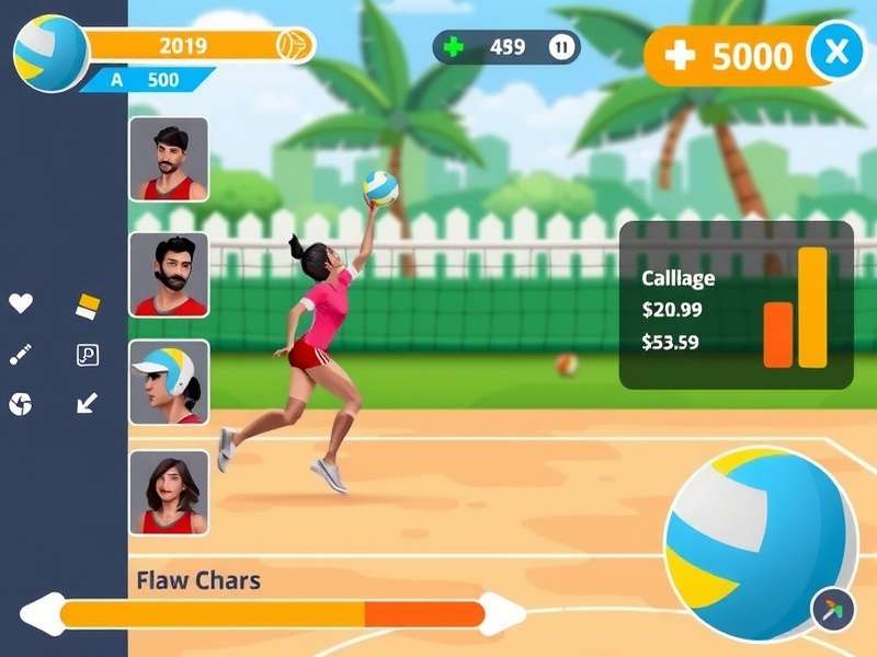 Masala Volley Ace download statistics graph